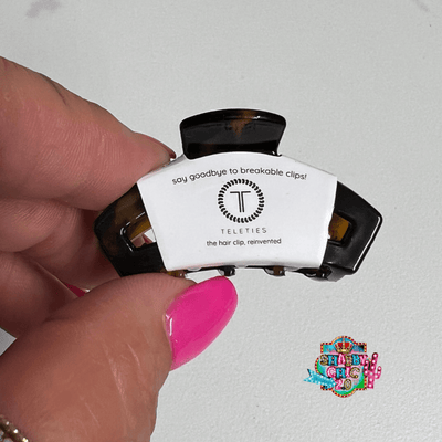 Open Teleties Hair Clips - Tiny Shabby Chic Boutique and Tanning Salon Tiny Open Tortoise