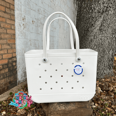 Original Bogg® Bag - for shore WHITE Shabby Chic Boutique and Tanning Salon
