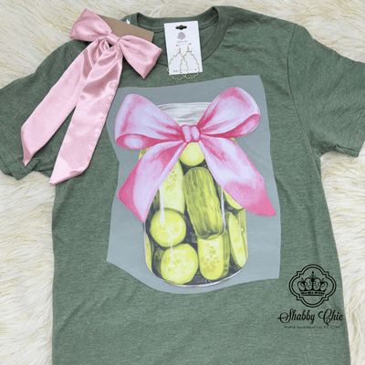 Pickle Bow Tee Shabby Chic Boutique and Tanning Salon