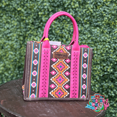 Pink Aztec Wrangler Handbag Shabby Chic Boutique and Tanning Salon