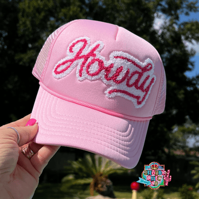 Pink Howdy Cap Shabby Chic Boutique and Tanning Salon