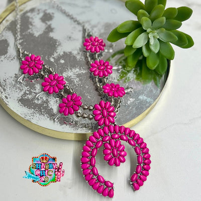 Pink Rodeo Necklace Shabby Chic Boutique and Tanning Salon