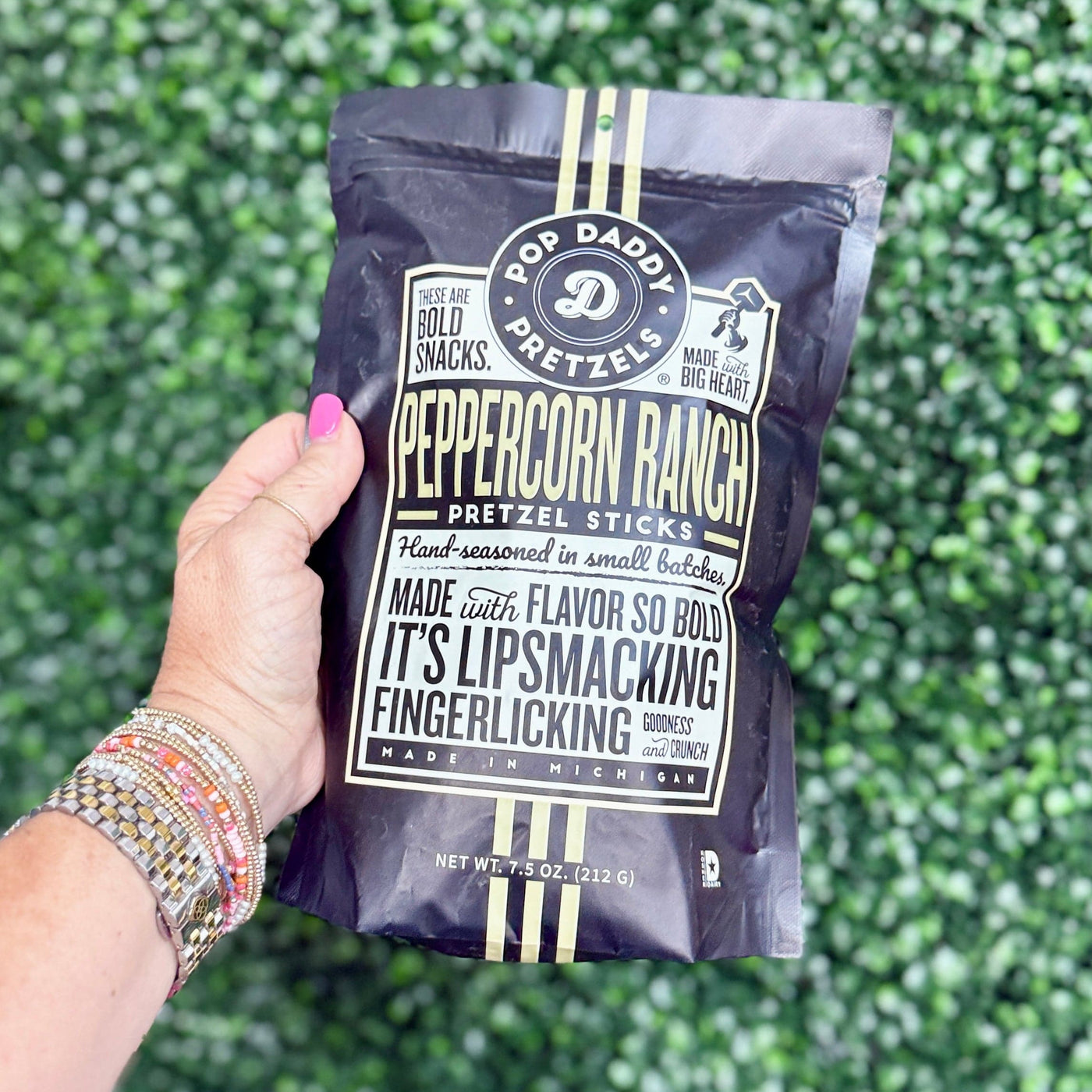 Pop Daddy – Peppercorn Ranch Seasoned Pretzels 7.5oz Shabby Chic Boutique and Tanning Salon