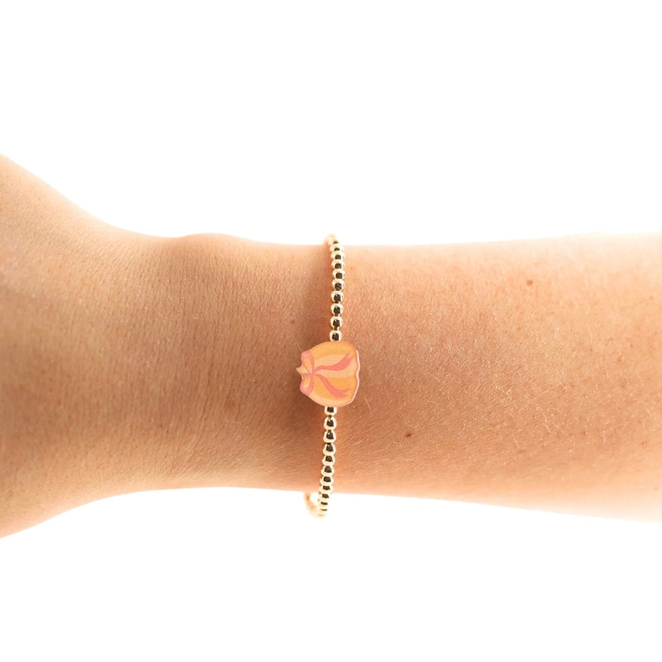 Pumpkin Bracelet Beaded Blondes