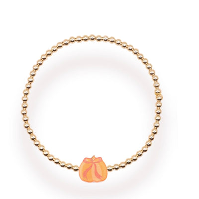 Pumpkin Bracelet Beaded Blondes