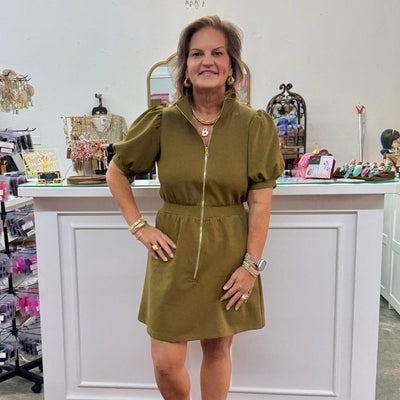 Ready for Some Fun Dress - Olive Shabby Chic Boutique and Tanning Salon