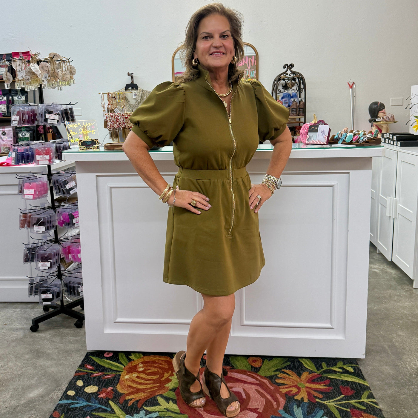 Ready for Some Fun Dress - Olive Shabby Chic Boutique and Tanning Salon