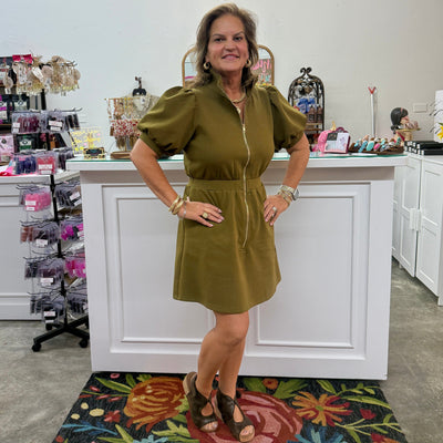 Ready for Some Fun Dress - Olive Shabby Chic Boutique and Tanning Salon