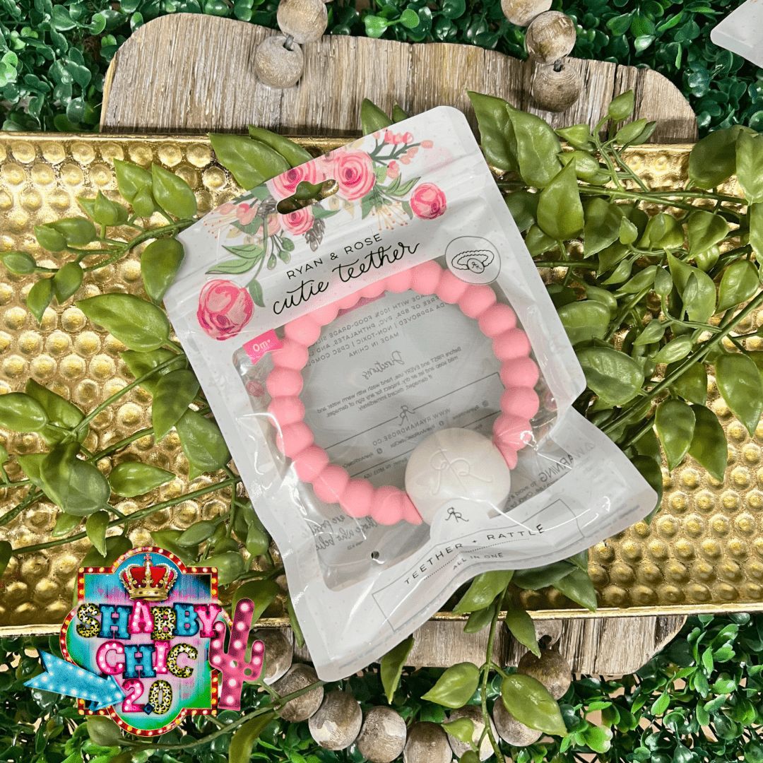Rose Rattle Ryan and Rose Cutie Teether and Rattle – Shabby Chic Boutique and ...