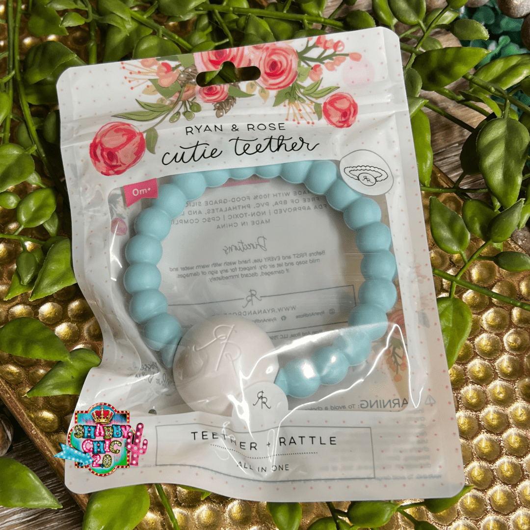 Ryan and Rose Cutie Teether and Rattle Shabby Chic Boutique and Tanning Salon Seaside