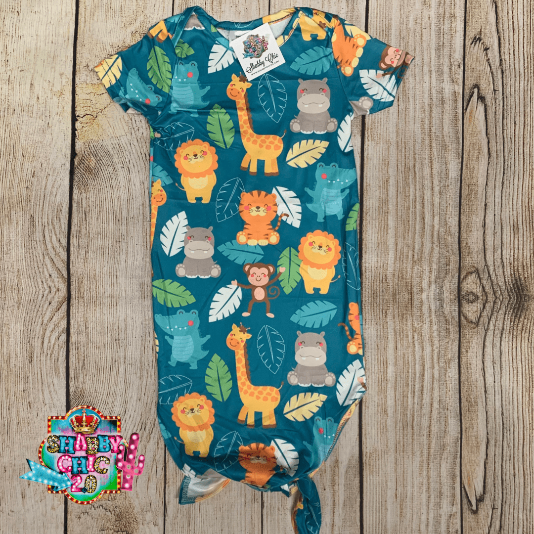 Safari Baby Gown Shabby Chic Boutique and Tanning Salon