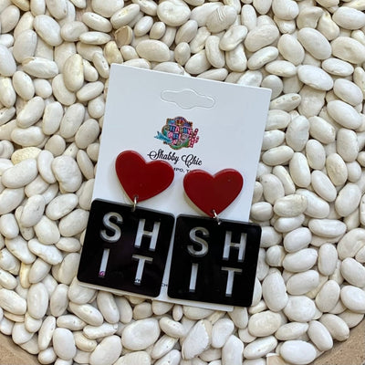 Sh!t Earrings Shabby Chic Boutique and Tanning Salon