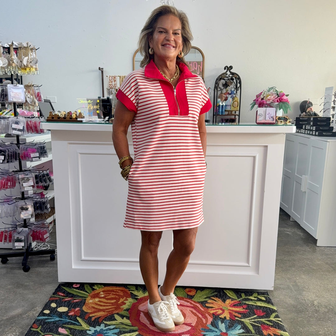 half pink half red dress Red Pink Half & Half Dress