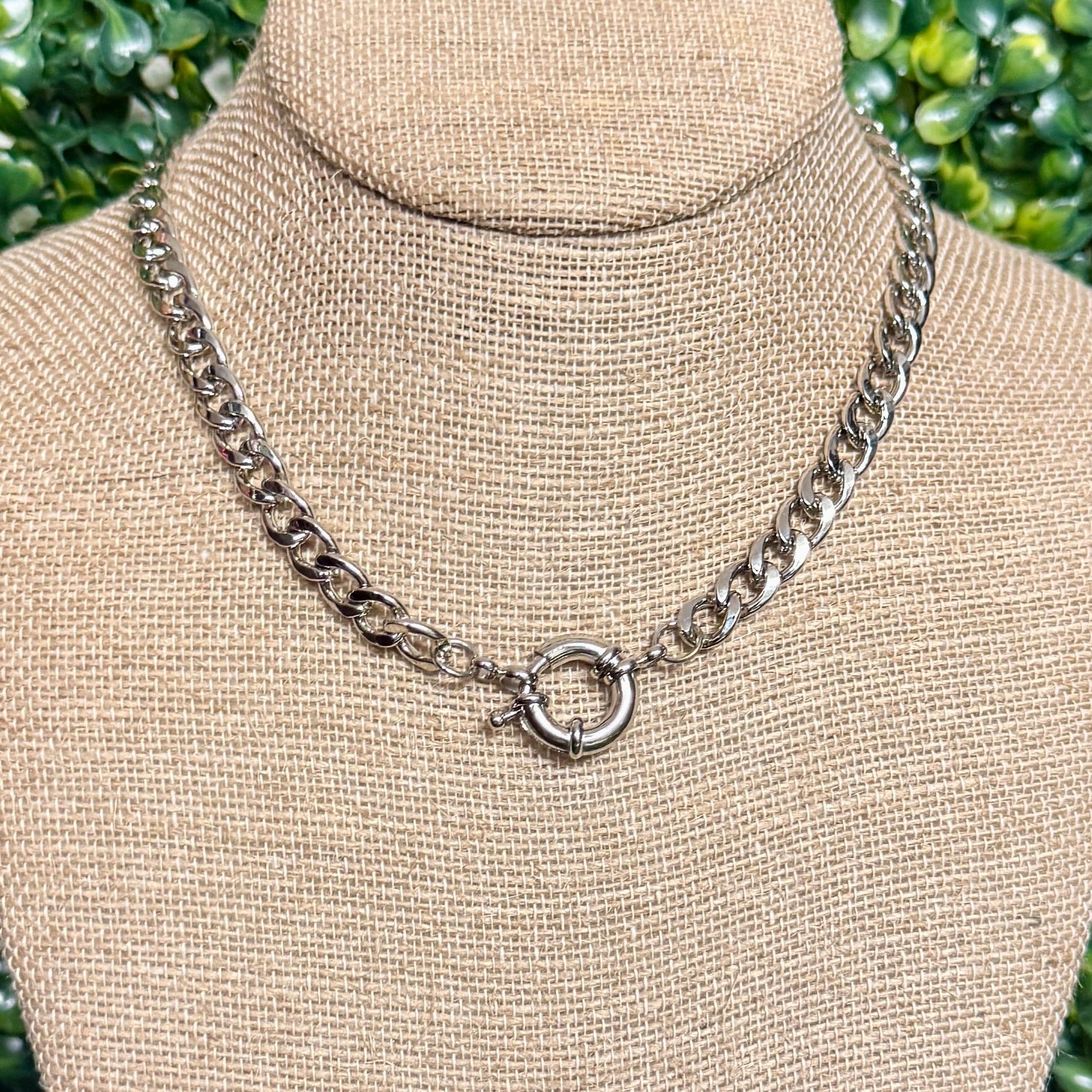 Silvertone Chain with Clasp for Charms – Shabby Chic Boutique and ...