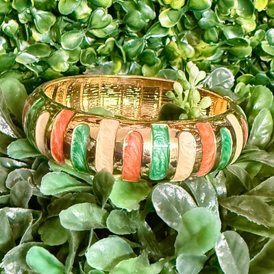 Slices of Fall Goldtone Bracelet Shabby Chic Boutique and Tanning Salon