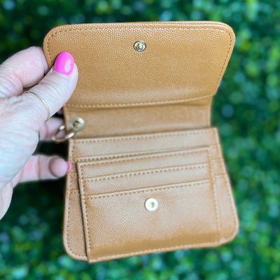 Small Wallets Shabby Chic Boutique and Tanning Salon Brown