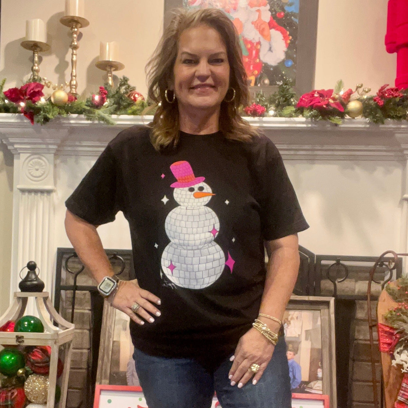 Snowman Tee Shabby Chic Boutique and Tanning Salon
