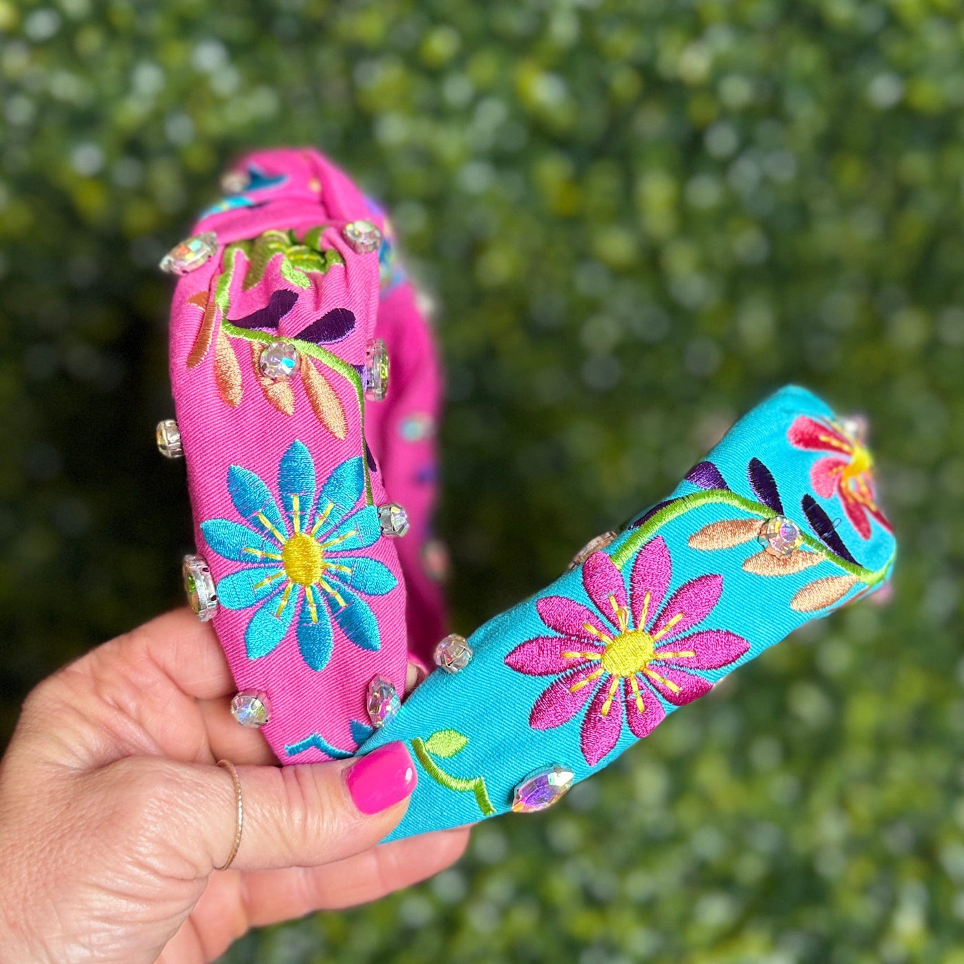 Sparkle and Embroidered Headbands Shabby Chic Boutique and Tanning Salon