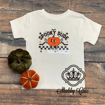 Spooky Dude Tee- Youth Shabby Chic Boutique and Tanning Salon