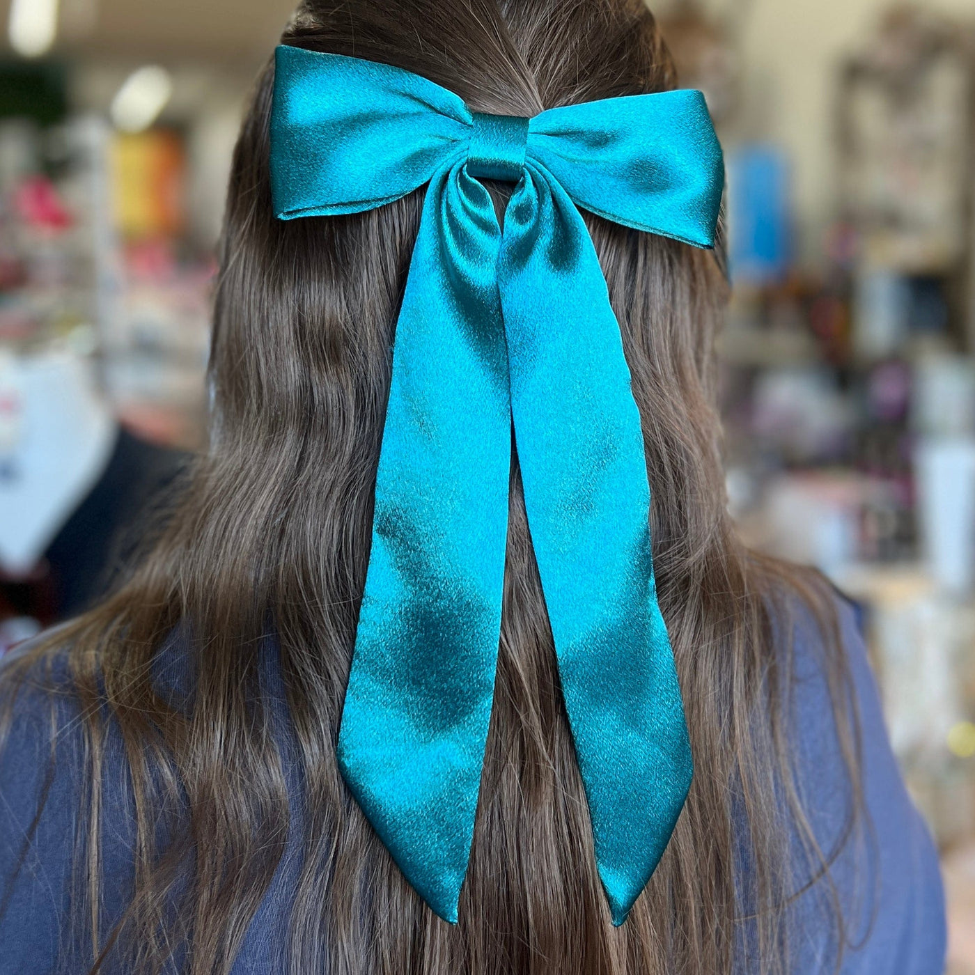 Summer Hairbows Shabby Chic Boutique and Tanning Salon Teal