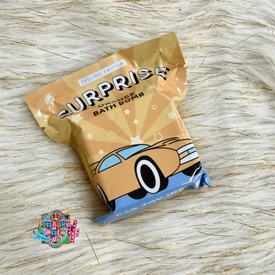 Surprise Bag Bath Bombs Shabby Chic Boutique and Tanning Salon Race Car Surprise Bag Bath Bomb