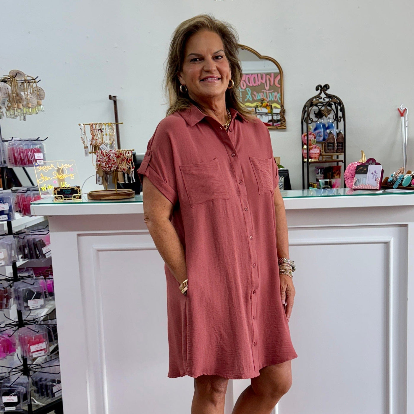 Tee Shirt Dress - Cinnamon Shabby Chic Boutique and Tanning Salon