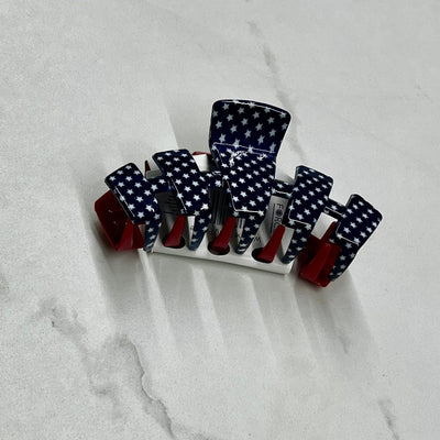 Teleties Classic We, The Party People Hair Clip Shabby Chic Boutique and Tanning Salon