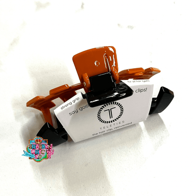 Teleties Halloween Collection Shabby Chic Boutique and Tanning Salon Classic Jack-O  Medium Classic Hair Clip