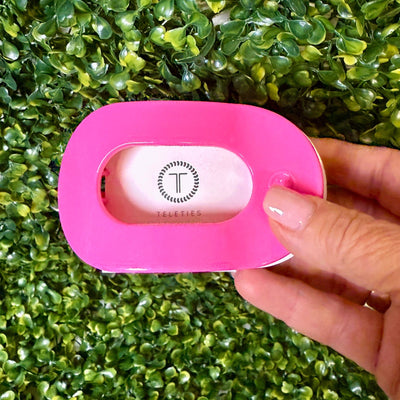 Teleties Summer 2025 Shabby Chic Boutique and Tanning Salon Medium Flat Round - Tropical Punch