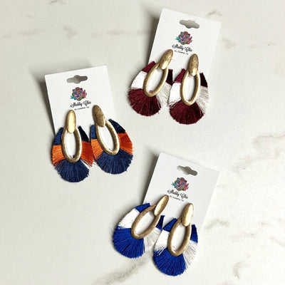 The Perfect Game Day Earrings Shabby Chic Boutique and Tanning Salon