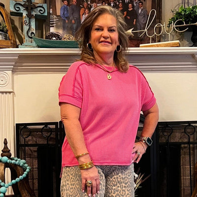 Timeless Comfort Top - Pink Shabby Chic Boutique and Tanning Salon