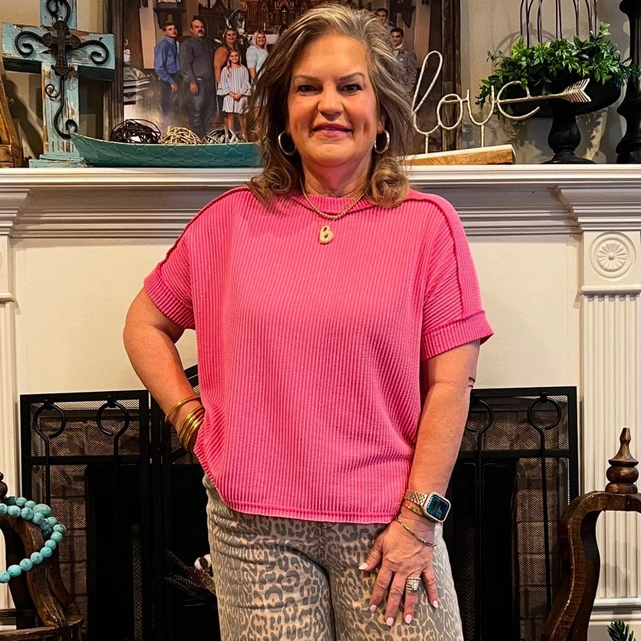 Timeless Comfort Top - Pink Shabby Chic Boutique and Tanning Salon