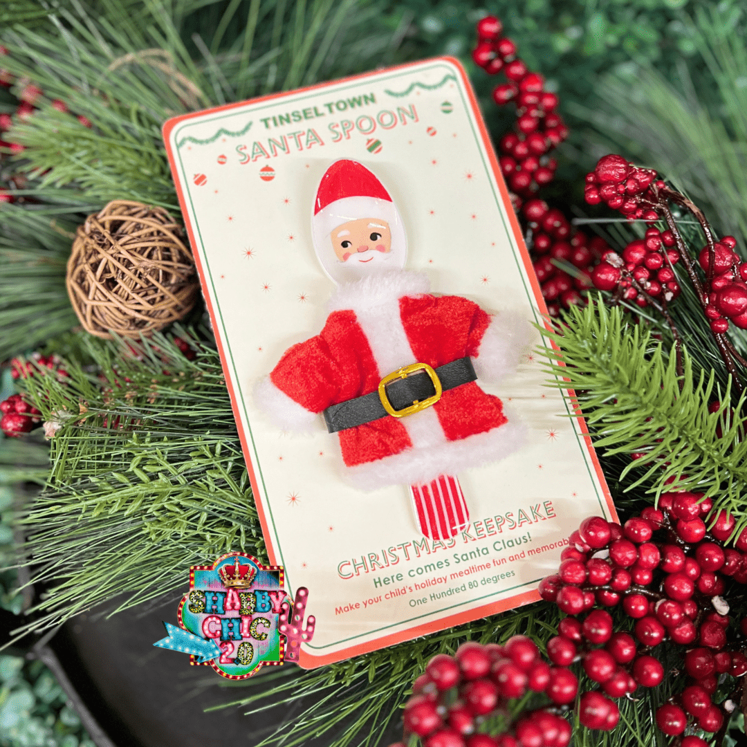 Santa Spoon Tinseltown Santa Spoon – Shabby Chic Boutique and Tanning Salon