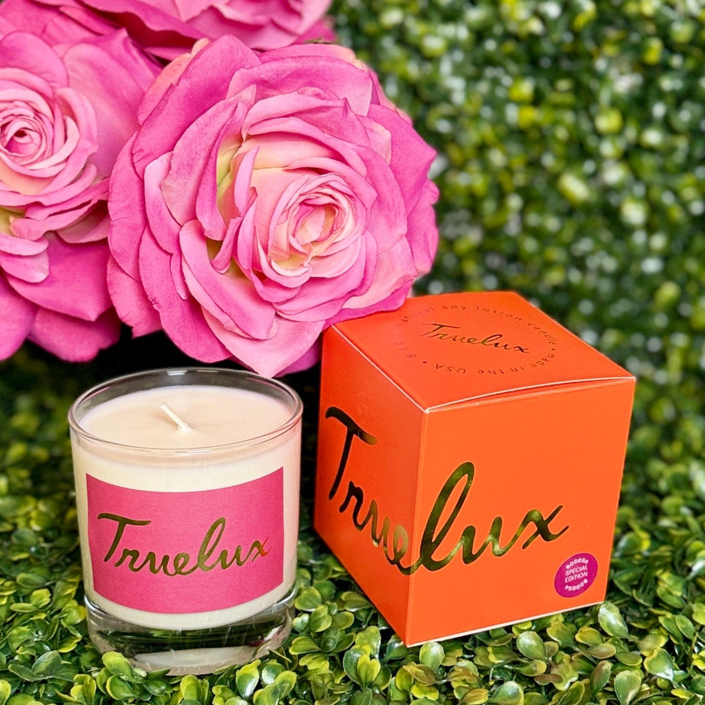 Truelux Bodega Lotion Candle Shabby Chic Boutique and Tanning Salon
