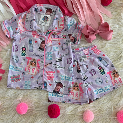 TS Sleepwear Set Shabby Chic Boutique and Tanning Salon