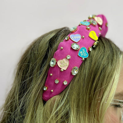 Valentine Headband Shabby Chic Boutique and Tanning Salon