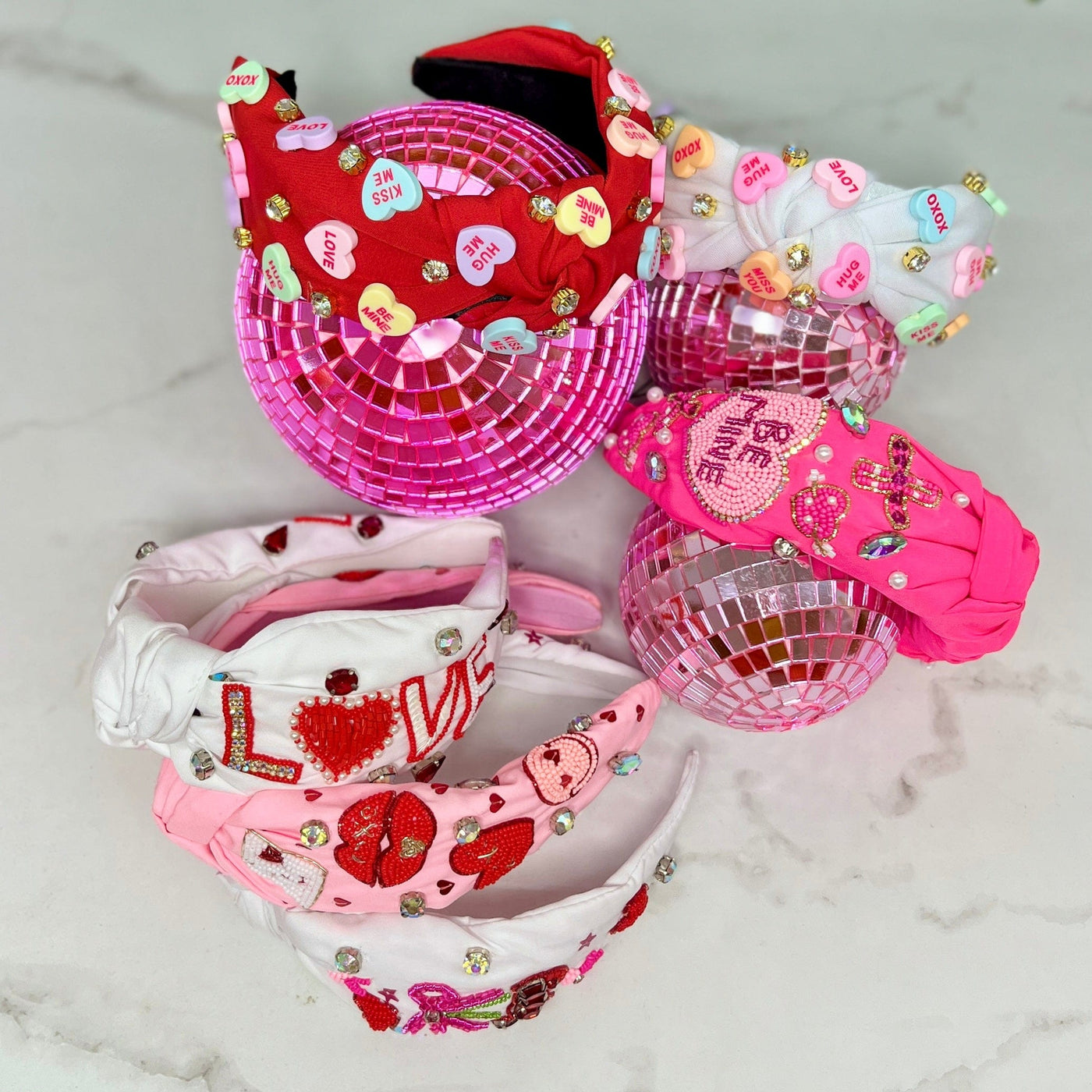 Valentine Headbands Shabby Chic Boutique and Tanning Salon