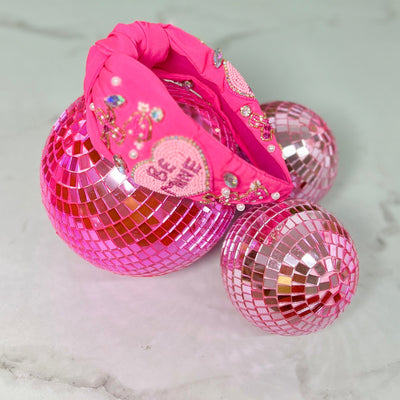 Valentine Headbands Shabby Chic Boutique and Tanning Salon Pink Be Mine