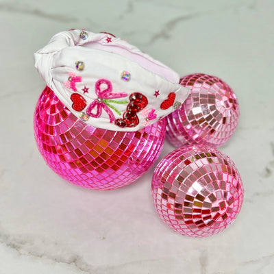 Valentine Headbands Shabby Chic Boutique and Tanning Salon White Cherries