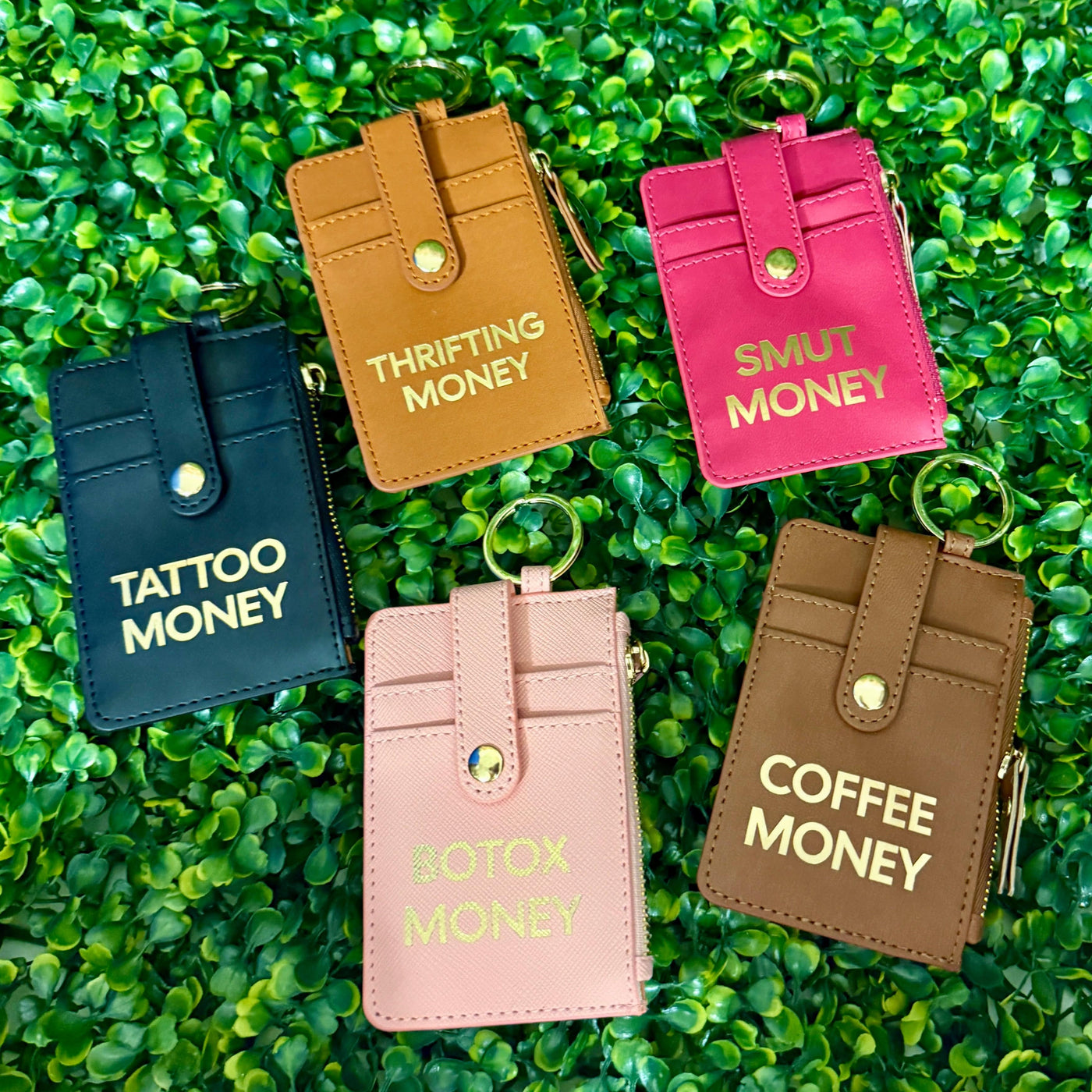 Vice Wallet/Keychain Shabby Chic Boutique and Tanning Salon