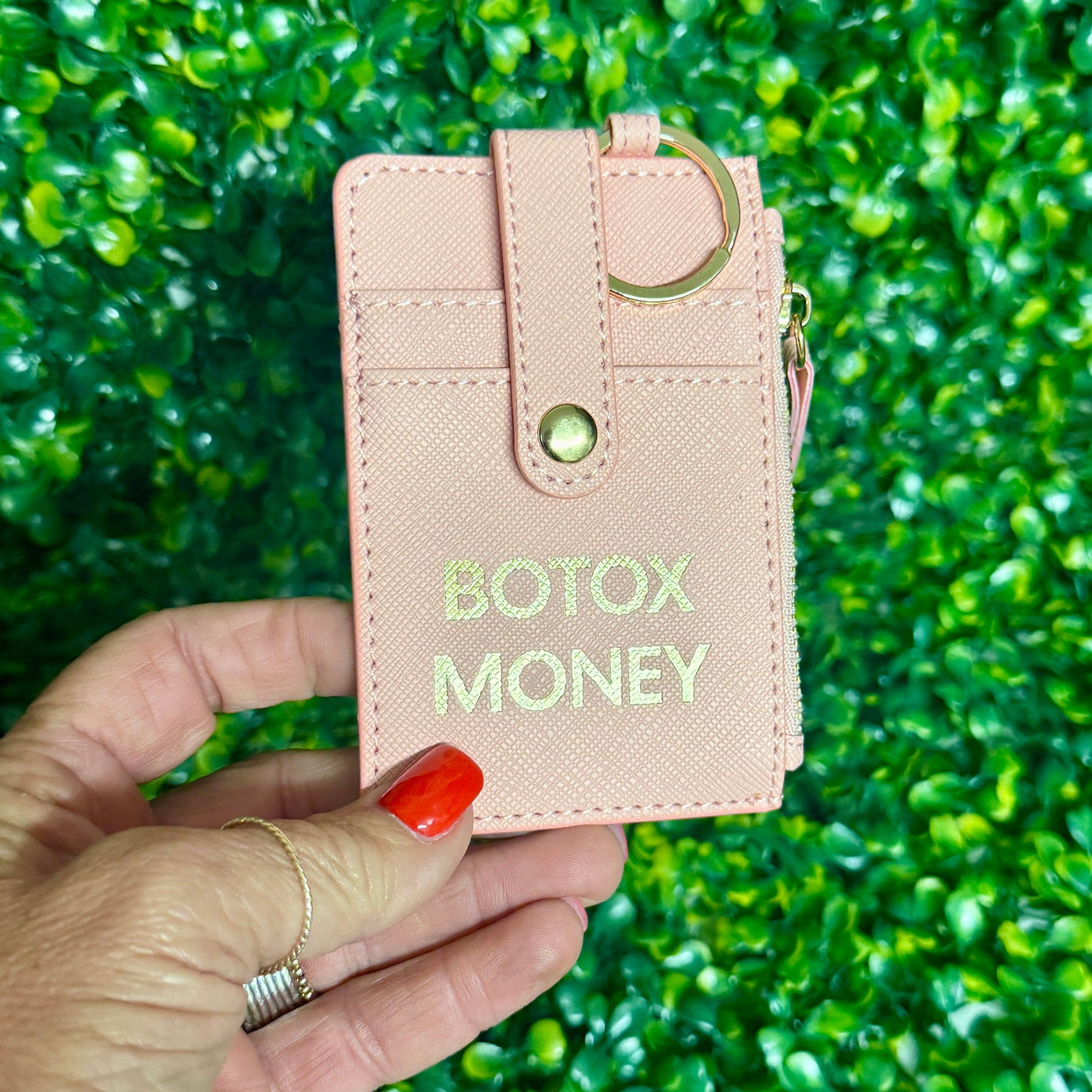 Vice Wallet/Keychain Shabby Chic Boutique and Tanning Salon Botox Money