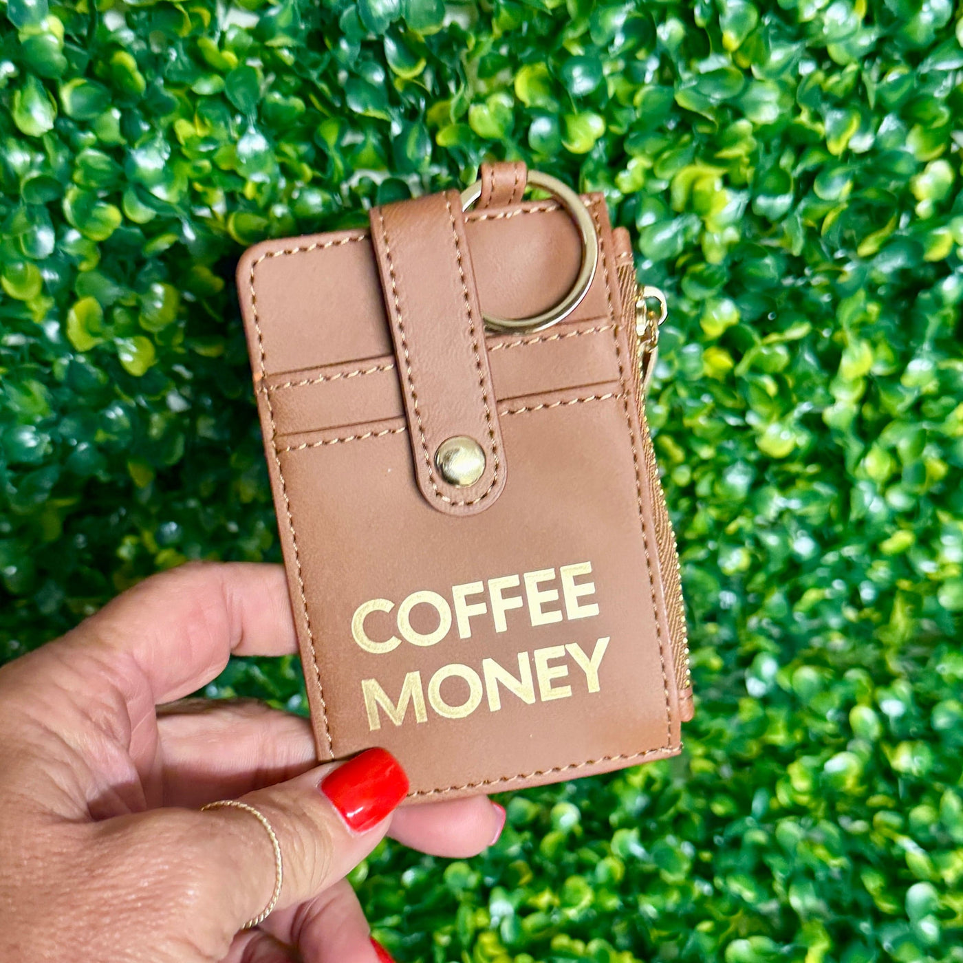 Vice Wallet/Keychain Shabby Chic Boutique and Tanning Salon Coffee Money