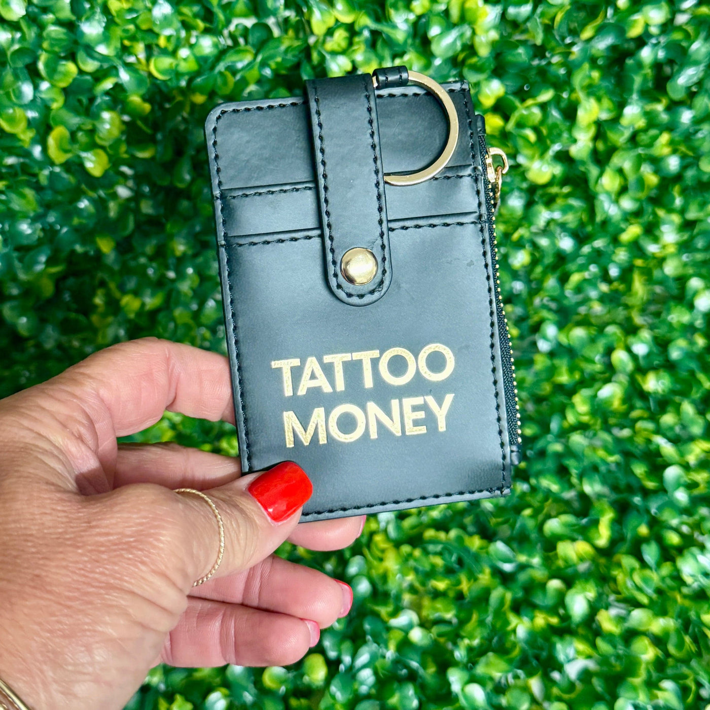 Vice Wallet/Keychain Shabby Chic Boutique and Tanning Salon Tattoo Money