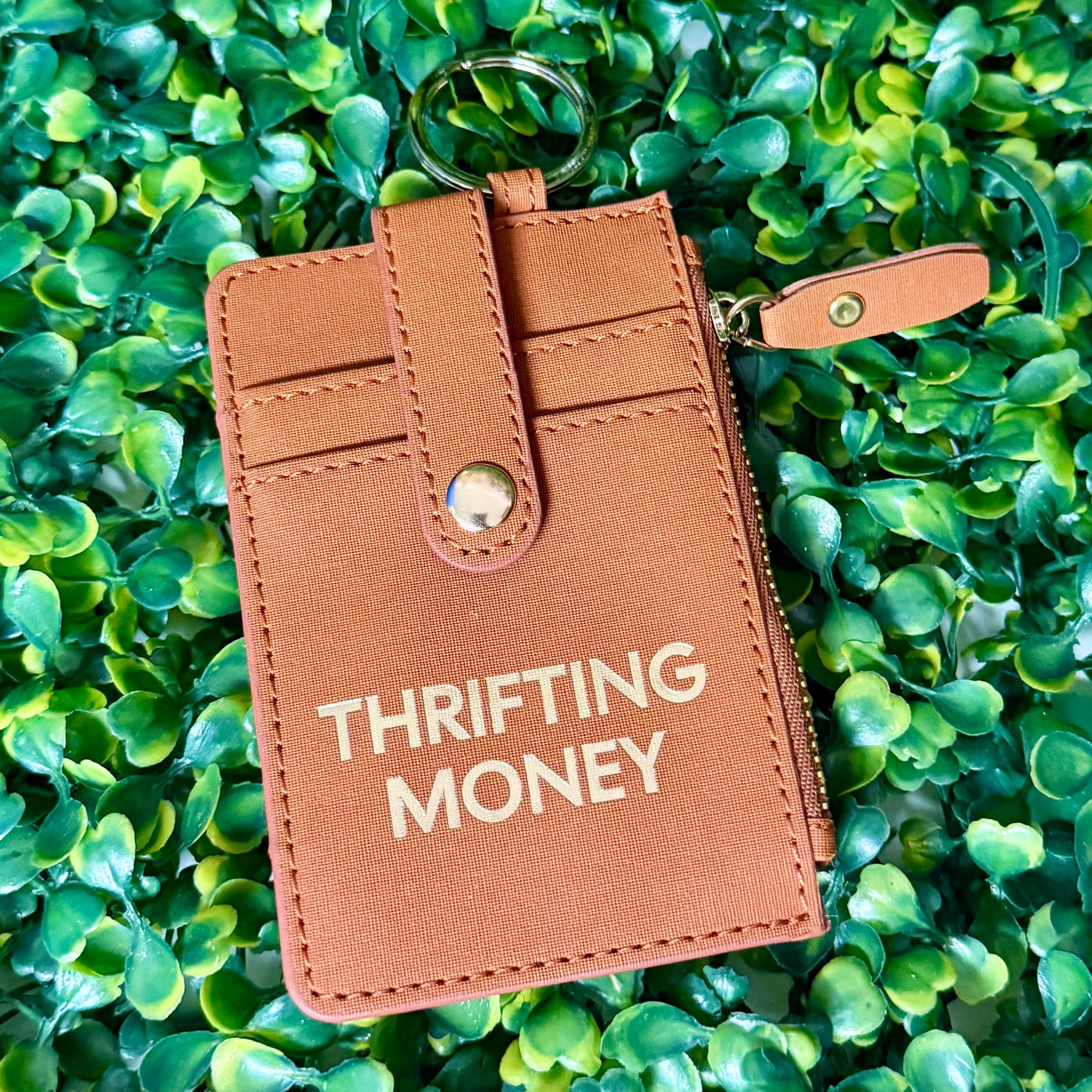 Vice Wallet/Keychain Shabby Chic Boutique and Tanning Salon Thrifting Money