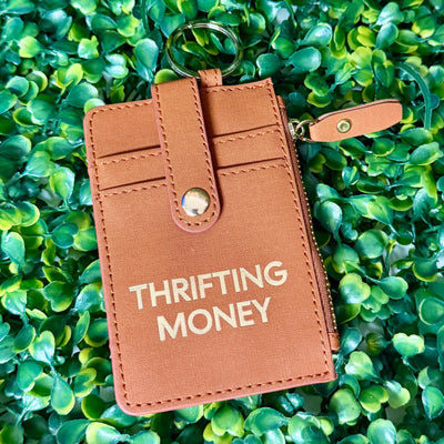 Vice Wallet/Keychain Shabby Chic Boutique and Tanning Salon Thrifting Money