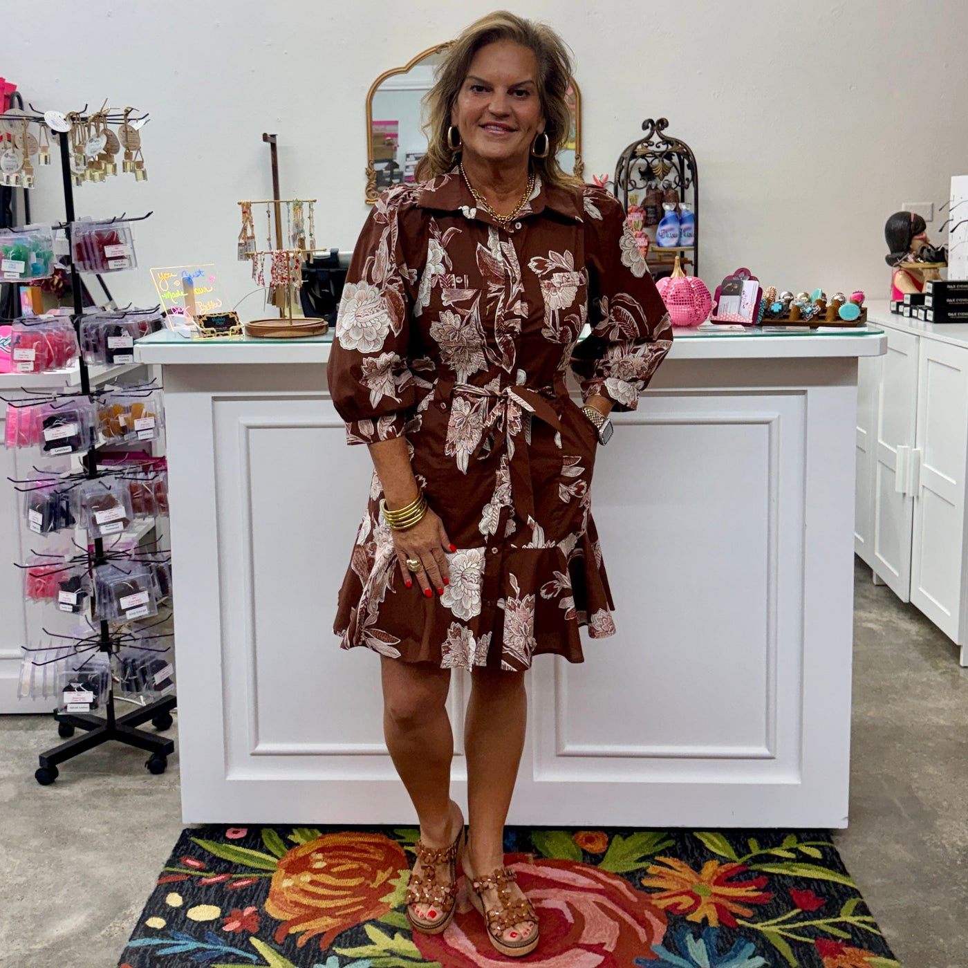 With Seasons Come Change Dress - Brown Shabby Chic Boutique and Tanning Salon