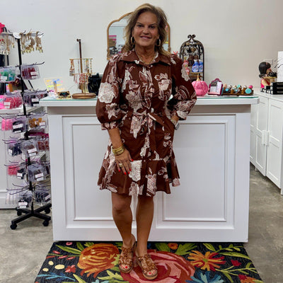 With Seasons Come Change Dress - Brown Shabby Chic Boutique and Tanning Salon