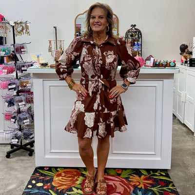 With Seasons Come Change Dress - Brown Shabby Chic Boutique and Tanning Salon