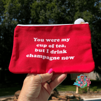 You Were My Cup of Tea Makeup Bag Shabby Chic Boutique and Tanning Salon