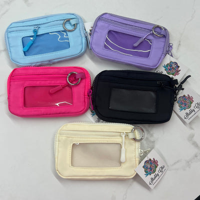 Zipper Coin/Card Purse Shabby Chic Boutique and Tanning Salon